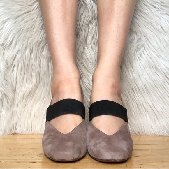 Chie Mihara Seiko Suede Mary Jane Heels 37.5 - Picture 3 of 16